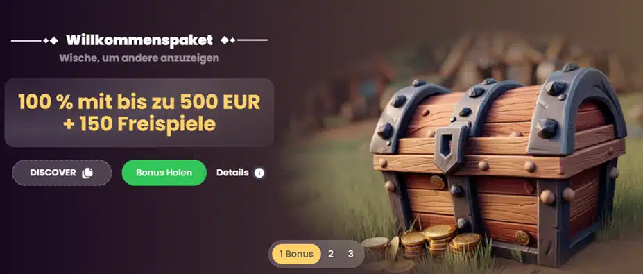 Willkommensbonus im Online Casino Spinando