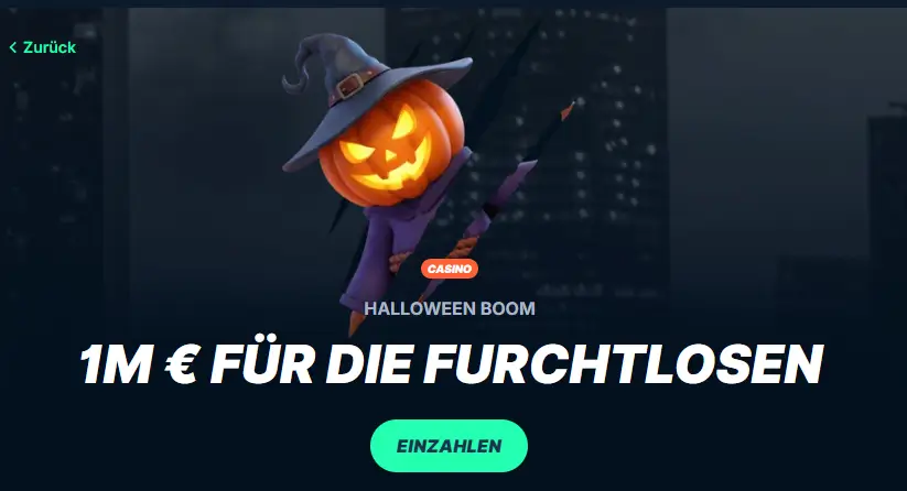 Eine Millionen für die Furchtlosen - Der Halloween Bonus im PlayZilla Online Casino