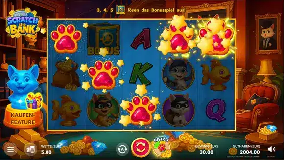 Scratch the Bank Rubbellos von Mascot Gaming