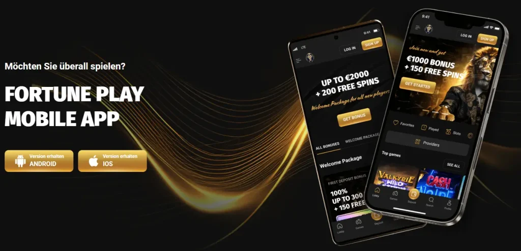 Fortuneplay App für Android und iOS